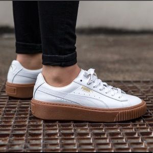 puma basket platform core sneakers puma basket platform core sneakers